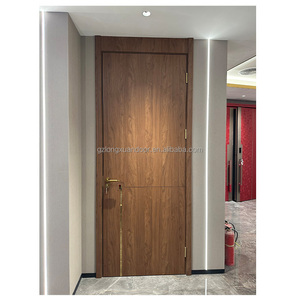 Porta in Legno Economica per Camera da Letto con Superficie Finita in HDF Composito con Impiallacciatura Naturale e Finitura PU Colorata per Uso Interno - Product Image 2