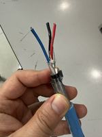 Cable de Par Trenzado Blindado con Lámina de Cobre 01IP09EGFA con Cubierta de PVC Azul, Clasificación IP67