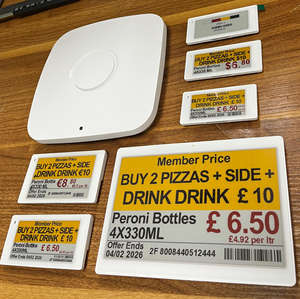 Etiqueta Electrónica de Precio para Estante, Pantalla de Tinta Electrónica, Sistema Digital ESL para Supermercados, Almacenes y Cadenas de Tiendas - Product Image 3