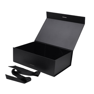 Caja de Papel Rígido Magnética Plegable para Set de Cuidado de la Piel Profesional, con Personalización de Marca y Listón - Product Image 6