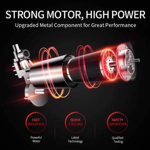 Compresseur portable multi-usage pour pneus <span class=keywords><strong>12</strong></span> <span class=keywords><strong>v</strong></span>, affichage numérique LED, compresseur d'air, <span class=keywords><strong>gonfleur</strong></span> de voiture équipé d'une lumière LED, vente en gros - Product Image 6