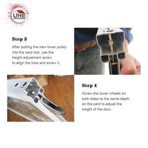 Ruedas de alta calidad juego de rodillos para puertas correderas de <span class=keywords><strong>armario</strong></span> - Product Image 5