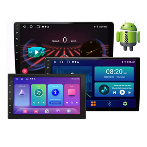 Unidad principal estéreo para coche 4 + 64G Radio inalámbrica CarPlay Android Auto doble 2 DIN 9 "IPS pantalla táctil GPS SAT NAVI AM FM DAB + WIFI - Product Image 1