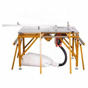 Scie à panneaux horizontale WJ100 pour la fabrication de meubles en bois, scie à table pliable, machine à découper le bois - Product Image 1