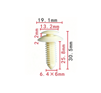 05402 Fourniture d'usine : Clips de fixation pour voitures et attaches en plastique, Clips pour sapins de Noël, Clips de carrosserie automobile, Rivets en plastique