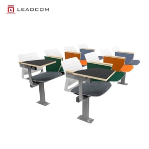 Eadcom-asiento de plástico con respaldo de L-E03 para conferencias, asiento con tableta de escritura para aula, silla para estudiantes universitarios y Mesa - Product Image 2