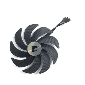 พัดลมกราฟิกแท้รุ่น 100 มม. PLD10020B12H DC12V 0.65A 6PIN สำหรับการ์ดจอ GIGABYTE <span class=keywords><strong>AORUS</strong></span> GeForce RTX 4090 RTX <span class=keywords><strong>4080</strong></span> RTX 4070 Ti <span class=keywords><strong>MASTER</strong></span> - Product Image 5