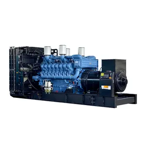 Low Exhaust Emission Germany Original MTU Brand 1000kw 1250kva MTU Generator Factory Sale 1mw Diesel Generator