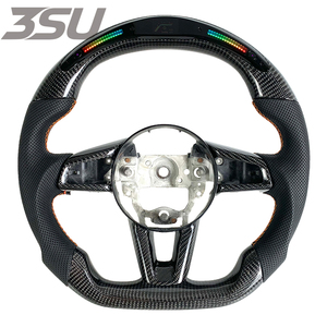 Volante Deportivo de Fibra de Carbono y Cuero para <span class=keywords><strong>Mazda</strong></span> <span class=keywords><strong>MX5</strong></span> 2014-2025, Estilo LED Personalizable para el Interior del Automóvil - Product Image 1