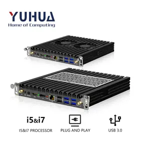 YUHUA OPS Mini PC SSD M.2 SATA Intel Core I5 I7 Processor 10Th 11Th Generation 195mm Size Easy to Install OPS Computer