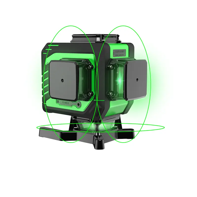 3D Self-Leveling Laser Level 3 × 360 Green Cross Line Floor Laser、InstallationためTile、Floor Alignment、Wallpaper