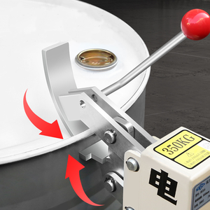 Pengangkat Drum hidrolik Manual portabel, kapasitas beban 350kg untuk mesin toko perbaikan, peralatan untuk mengangkat barel - Product Image 2