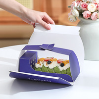 Boîte à biscuits en carton gaufré laminé mat personnalisée pour l'emballage des aliments - CMousse Dessert Toast Pain