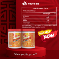Créatine Monohydrate Micronisée à l'Orange 5000mg Halal – Soutient la Vitalité Cognitive et la Résilience pour le Bien-être Quotidien – Format Économique 300G