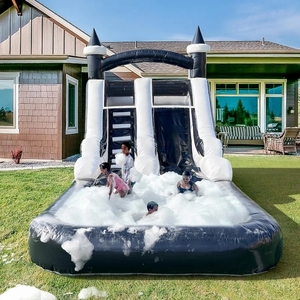Màu đen và trắng PVC <span class=keywords><strong>Inflatable</strong></span> dành cho người lớn trượt nước để bán - Product Image 5