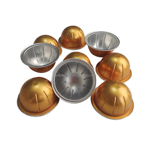 Cápsulas de café <span class=keywords><strong>Nespresso</strong></span> vacías de aluminio con pegatina personalizada de 41ml, contenedor de cápsulas de café de aluminio compatibles con <span class=keywords><strong>Nespresso</strong></span> <span class=keywords><strong>Vertuo</strong></span> - Product Image 4