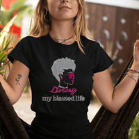 Nouveau design, transfert thermique en vinyle de haute qualité pour T-shirt, motif femme noire avec strass, vente en gros