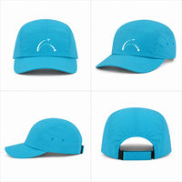 Gorra de Viaje Impermeable de 5 Paneles, Secado Rápido, Plegable, Ligera, Suministro OEM para Compradores, Logotipo Personalizado