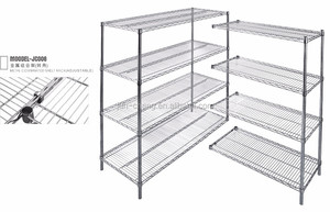 J & C Chrome <span class=keywords><strong>5</strong></span>-Tier kệ đơn vị với 4-<span class=keywords><strong>SHELF</strong></span> Liners có thể điều chỉnh Heavy Duty dây thép kệ đơn vị cho nhà để xe, nhà bếp văn phòng - Product Image 4