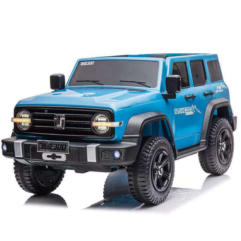 Bleu 4x4 12V7 Siège en Cuir Télécommande Bluetooth