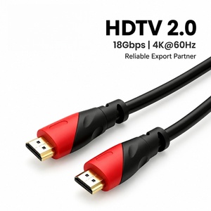 <span class=keywords><strong>Câble</strong></span> <span class=keywords><strong>mâle</strong></span>-<span class=keywords><strong>mâle</strong></span> 2.0 4K60Hz 18 Gbps haute vitesse avec connecteurs plaqués or, blindage multicouche en PVC pour - Product Image 1