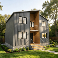 Maison Modulaire Préfabriquée de 128m² et Deux Étages, Habitation Familiale Spacieuse avec Design et Distribution Personnalisables