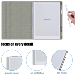 Custodia per <span class=keywords><strong>Tablet</strong></span> Remarkable 2 - Cover Folio Pieghevole Regolabile Multi-Angolo con Porta Penna Integrato - Product Image 4