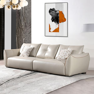 Venta de fábrica de lujo moderno salón sofá de cuero sala de estar Oficina sofá conjunto muebles sala de estar sofá - Product Image 1