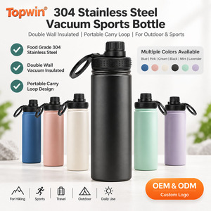 Bouteille d'eau magnétique avec support pour téléphone, 25 oz, thermos en acier inoxydable isolé sous vide avec couvercle à boucle compatible MagSafe pour la salle de sport - Product Image 1