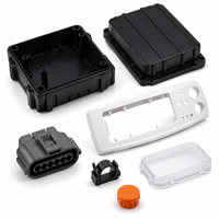 Service de moulage par injection et d'outillage pour couvercles d'enclos en plastique à deux cavités personnalisés pour appareils électroniques