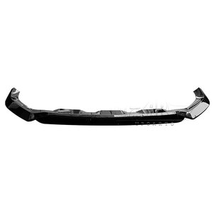 Haosheng becquet de pare-chocs avant ABS lèvre de pare-chocs avant en fibre de carbone ressemble à 4 sections de lèvre avant pour <span class=keywords><strong>Audi</strong></span> Q7 S-Line 4M 2020 + - Product Image 3