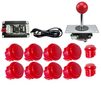 Kit de jeu d'arcade DIY pour Raspberry Pi, XBOX360, Android, PS - Contrôleur USB tout-en-un à latence nulle - Carte de jeu - 1 an de garantie - Version anglaise