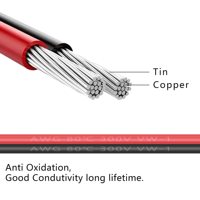 Adaptateur XT90 avec câble de montage 10AWG XT90 prise mâle avec panneau de montage vers câble d'alimentation femelle