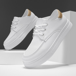 Nuevos zapatos sin cordones para hombre, zapatos de hombre a la moda, zapatos deportivos, zapatillas blancas, zapatos casuales para estudiantes - Product Image 2