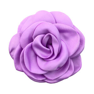 Flor Decorativa de Tela de Satén Europeo con Borde Quemado de 9 cm, Hecha a Mano, para Ropa, Sombreros y Otros Accesorios de Vestir - Product Image 6
