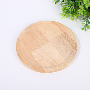Plateau en bambou 24,5 cm, écologique, pour servir des fruits, des en-cas, des pizzas, usage domestique - Product Image 4