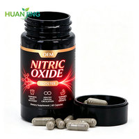 Complément d'oxyde nitrique 60 capsules pour une circulation sanguine saine et une performance athlétique améliorée, OEM, marque privée, vente en gros