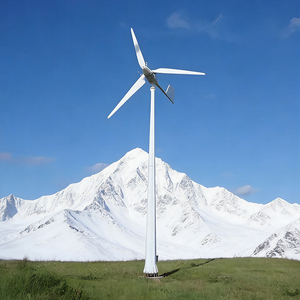 Éolienne à pôles fixés au sol, normes européennes, 5 kW, fabricant ES-PC-5K, contrôle de la pente variable assurant un fonctionnement continu - Product Image 1
