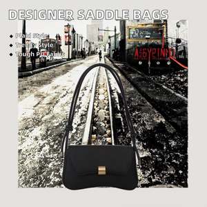 Sacs à bandoulière simples et polyvalents en PU de conception coréenne 2025 pour femmes, avec une large bandoulière, petits sacs carrés - Product Image 2