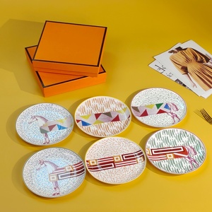 Vajilla de Porcelana Fina Ecológica para Hoteles y Clubes, Plato Plano de 10 Pulgadas y Plato Hondo de 8 Pulgadas para Cocina Occidental, Ideal para Regalos - Product Image 3