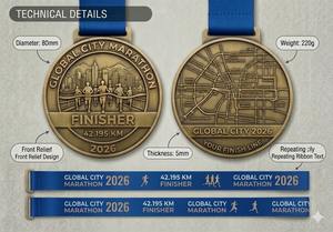 Médailles <span class=keywords><strong>de</strong></span> finisseur <span class=keywords><strong>de</strong></span> marathon personnalisées 5K 26.2 en gros, médailles <span class=keywords><strong>de</strong></span> course 3D personnalisées avec ruban, production rapide, récompenses <span class=keywords><strong>or</strong></span> <span class=keywords><strong>et</strong></span> <span class=keywords><strong>argent</strong></span> - Product Image 3