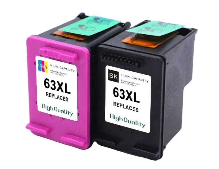 63XL kartrid tinta HP 63 XL untuk HP Deskjet ink untuk HP63XL 1110 4650 2131 3630 4520 pencetak