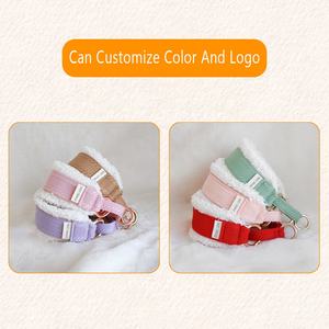 फुलटो कस्टम लोगो आउटडोर प्रशिक्षण शेर्पा मार्टिंगले कुत्ते कॉलर एडजस्टेबल नो-चोक सीमित पर्ची कॉलर धातु सामान के साथ - Product Image 6