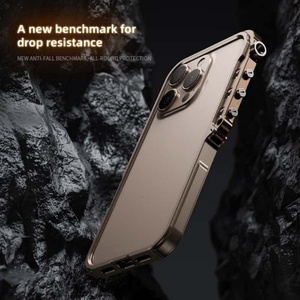 Hot Trend Marco <span class=keywords><strong>de</strong></span> aluminio Funda <span class=keywords><strong>de</strong></span> teléfono <span class=keywords><strong>de</strong></span> lujo para <span class=keywords><strong>iPhone</strong></span> 16 Diseño antisísmico Disipación <span class=keywords><strong>de</strong></span> calor para <span class=keywords><strong>Amazon</strong></span> Exclusivo Sin soporte - Product Image 1