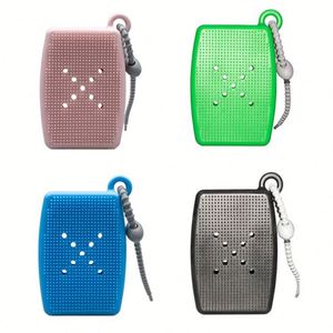Brosse de massage exfoliante douce pour le corps avec distributeur de savon, logo personnalisé imprimé, en silicone, pour voyage, avec flacon rechargeable - Product Image 2