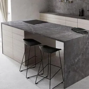 Sứ Đá Phiến Nhà Bếp Granite Countertop Sẵn Sàng Thực Hiện Laminate Tủ Bếp