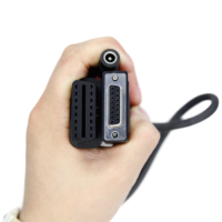 Cable de Diagnóstico OBD Launch X431 Tipo Antiguo de 2 Filas, Herramienta de Diagnóstico de Vehículos Launch X431 PRO, Escáner OBD2, Adaptador de Comunicación ECU