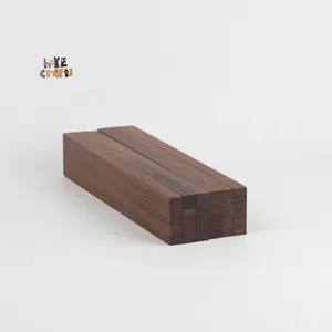 HOYE CRAFTS wooden diy material black walnut blocks customize diy wood blocks