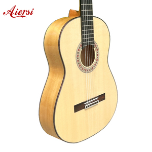 Guitare classique Aiersi tout bois massif <span class=keywords><strong>flamenco</strong></span> 39 pouces à vendre Instrument professionnel pour les amateurs de musique - Product Image 3