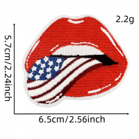 Patchs thermocollants patriotiques drapeau américain, appliques brodées Aigle et étoiles USA pour le 4 juillet, Jour de l'Indépendance, pour vêtements et chapeaux